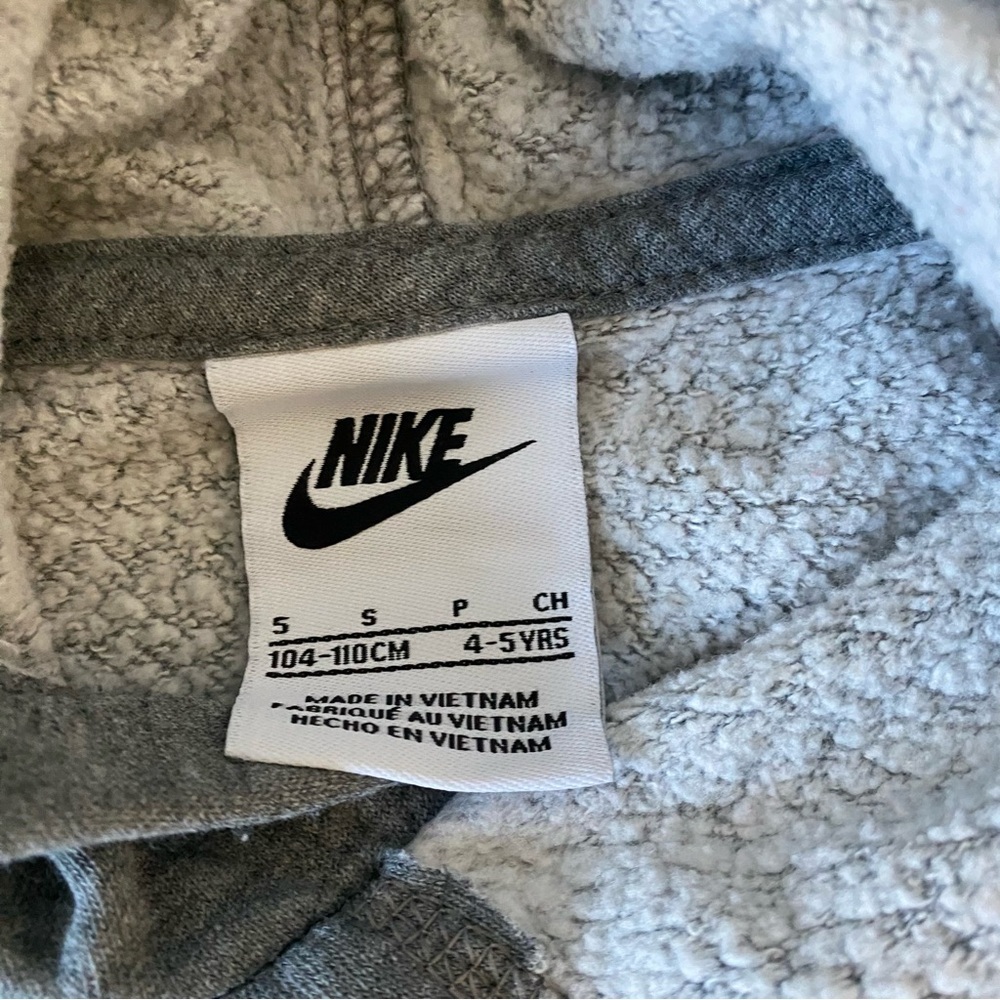 Nike Gray Hoodie kids sweater shirt size S - Picture 7 of 10